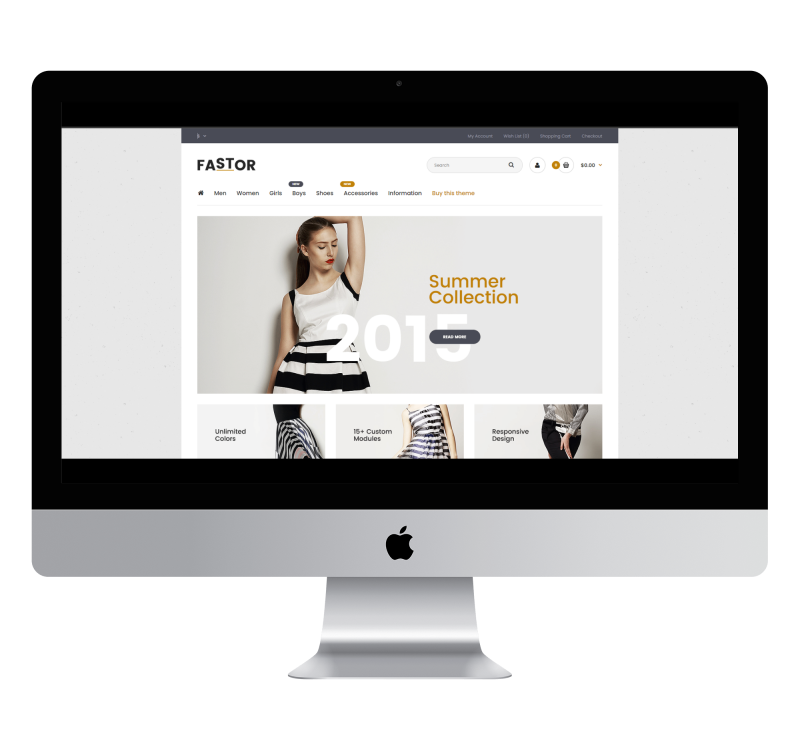 Opencart Fastor Clothing Theme v4