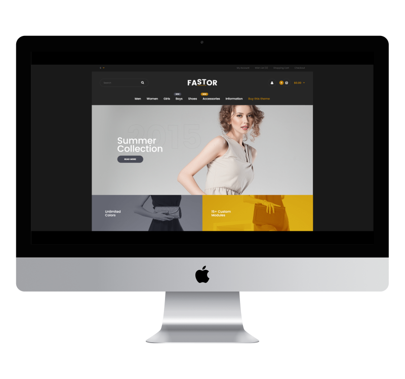 Opencart Fastor Clothing Theme v5