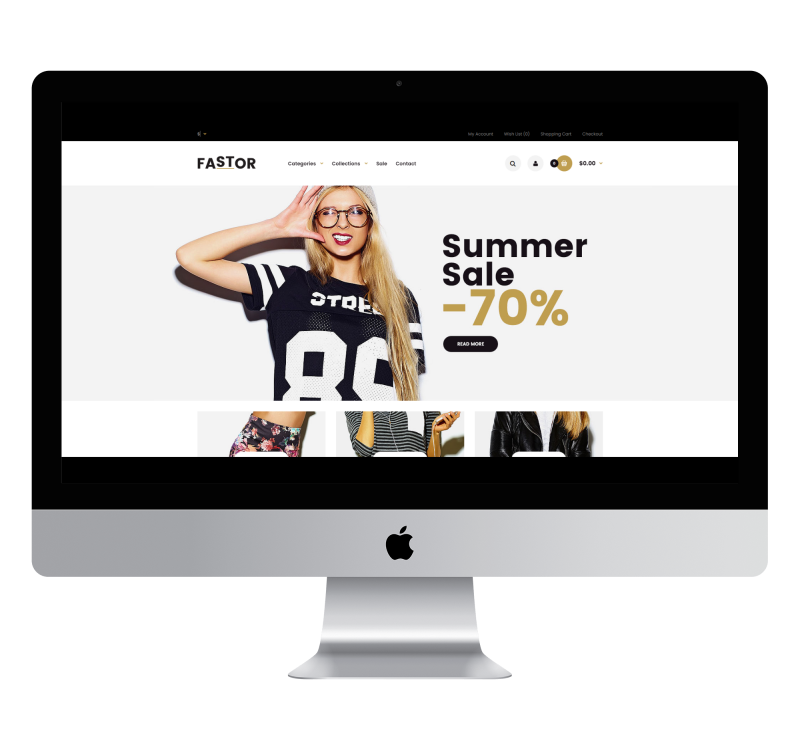 Opencart Fastor Clothing Theme v6 