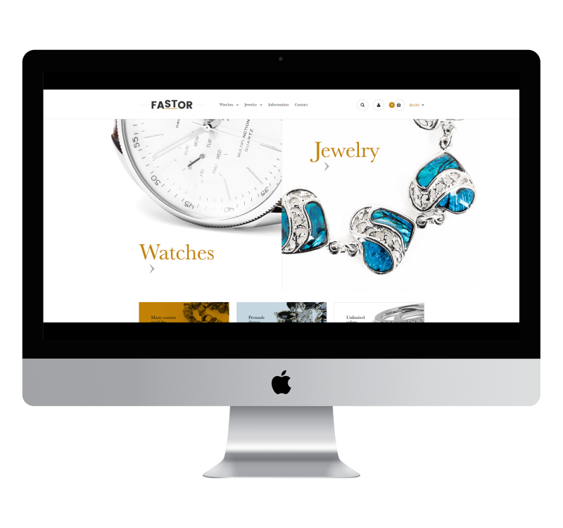 Opencart Fastor Jewellery & Jewellery Theme v2