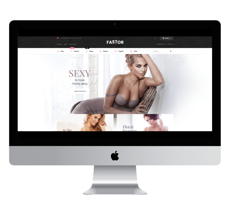 Opencart Fastor Underwear Theme