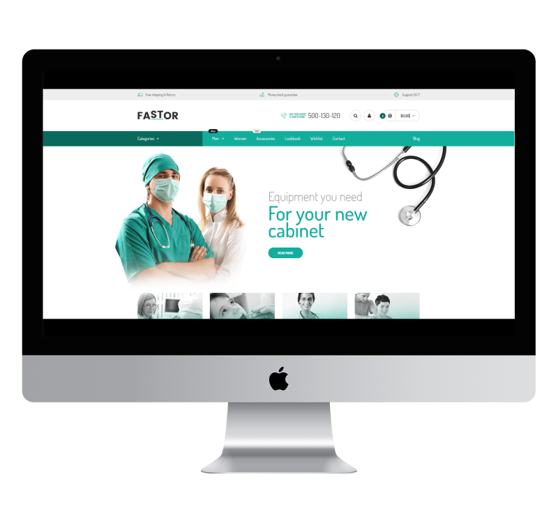 Opencart Fastor Medical Theme