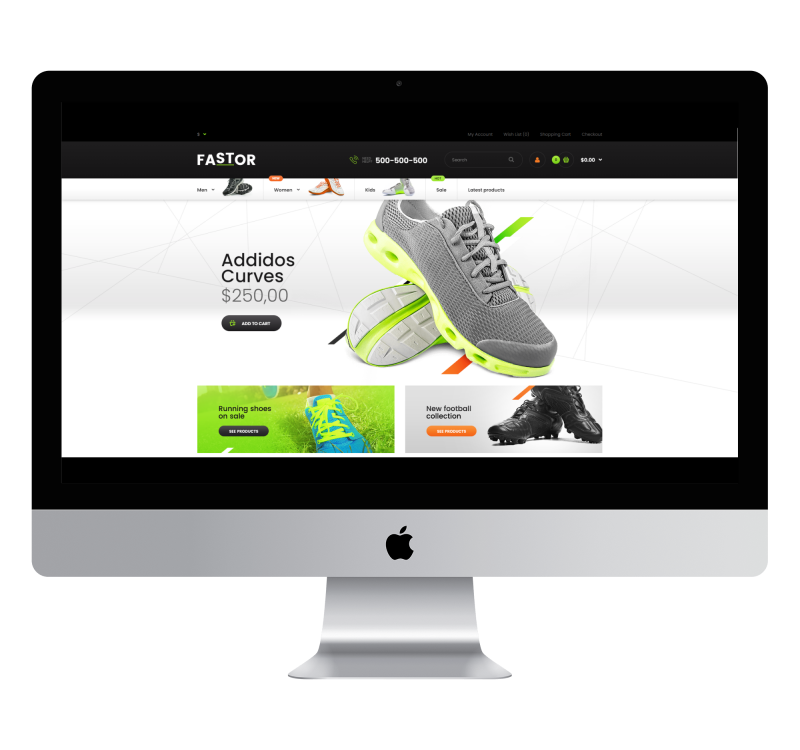 Opencart Fastor Shoe Theme v2