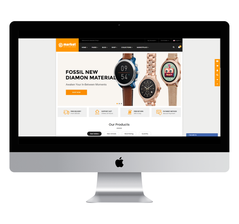 Opencart eMarket Electronics & Digital Theme