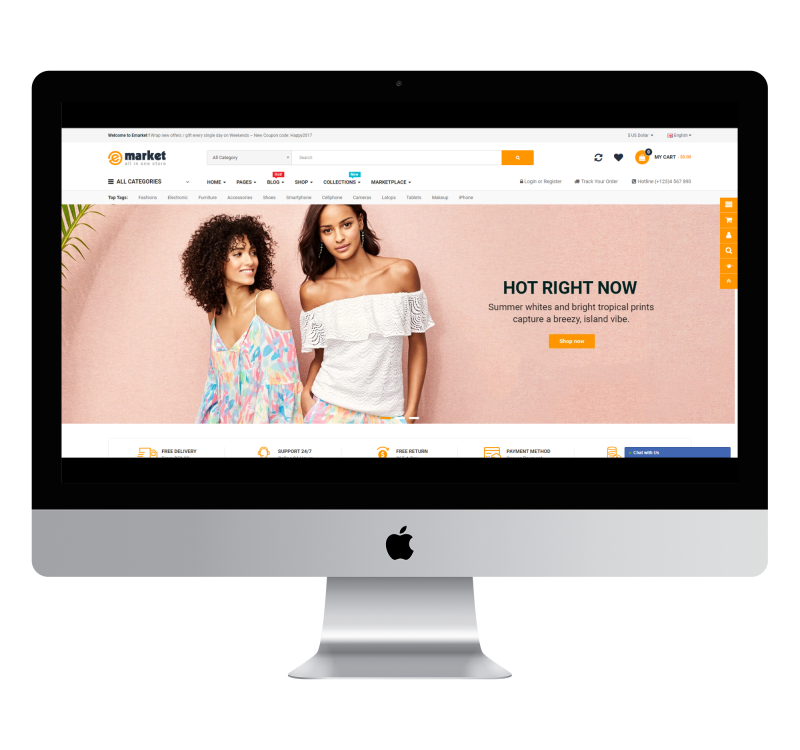 Opencart eMarket Theme 2