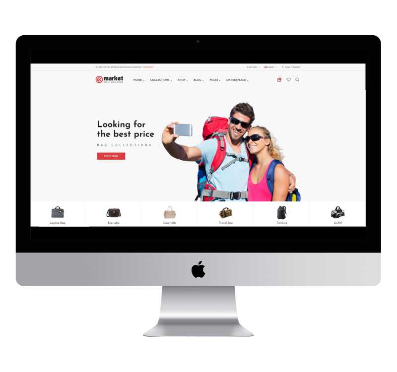 Thème Opencart eMarket Sport