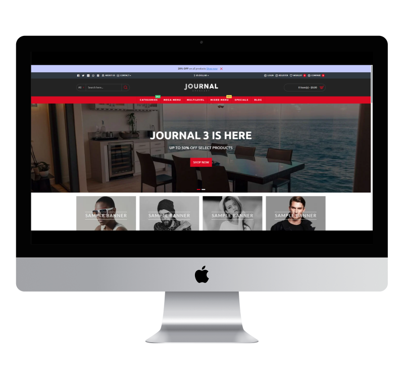 Opencart Journal Theme 7