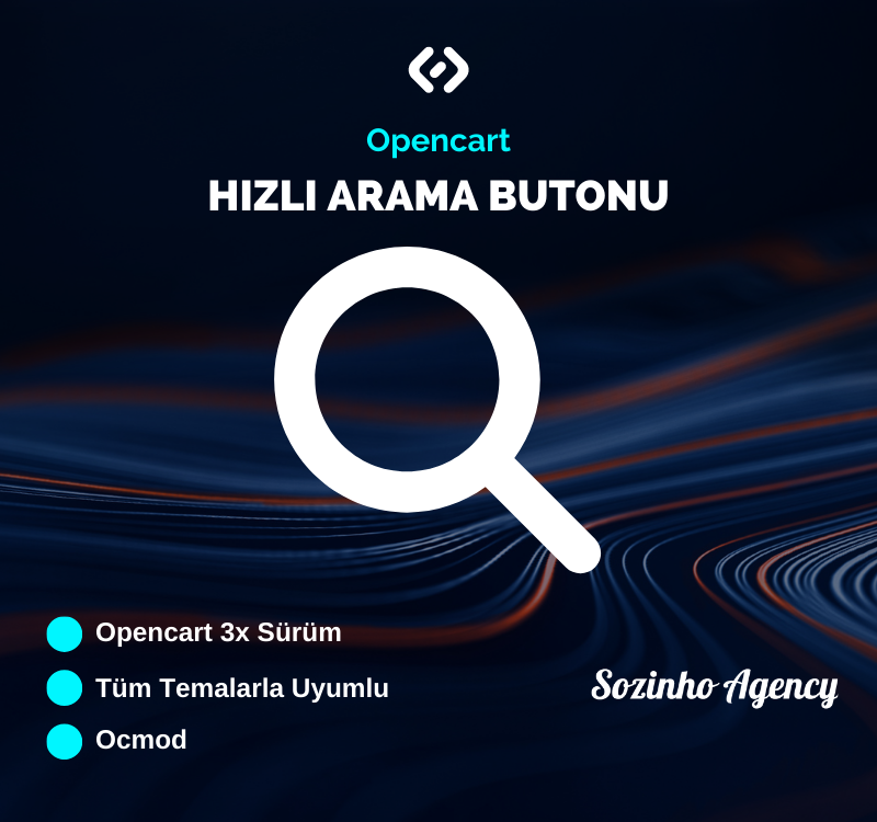 Opencart Admin Hızlı Arama Butonu