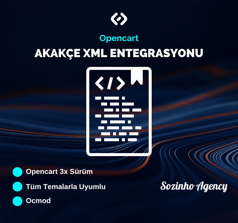 Opencart Akakçe Intégration XML