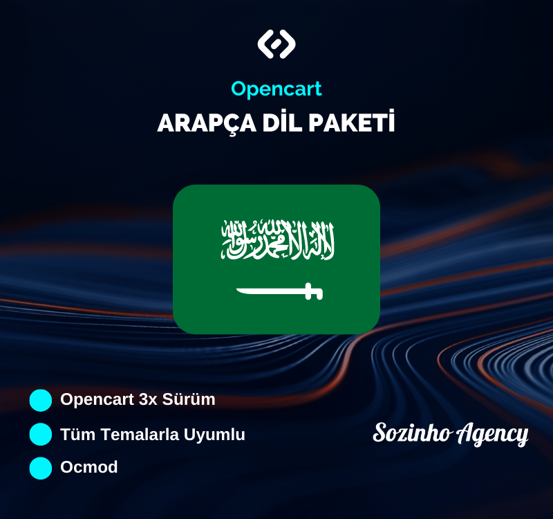 Opencart Arapça Dil Paketi