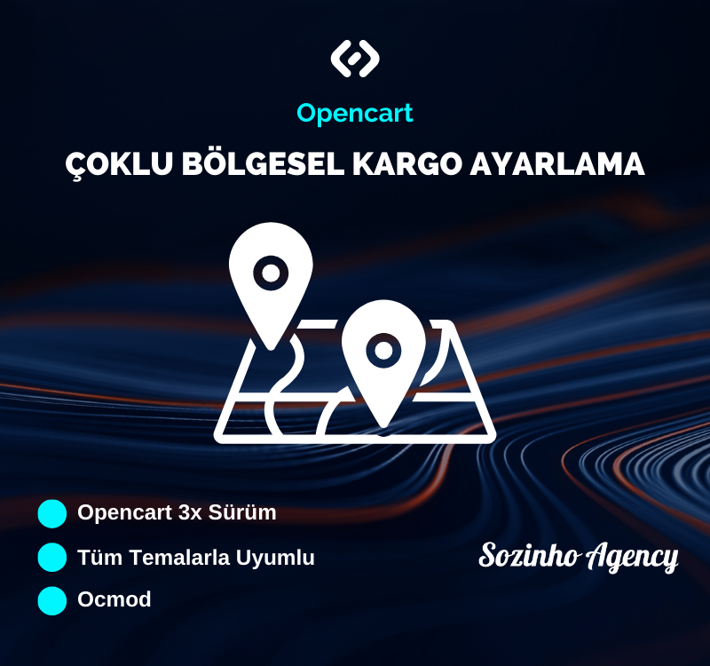 Opencart Çoklu Bölgesel Kargo Ayarlama