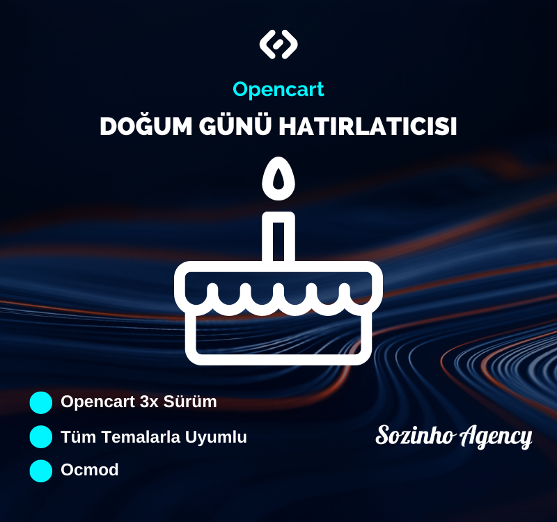 Opencart Doğum Günü Hatırlatıcısı