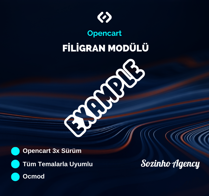 Opencart Filigran Modülü