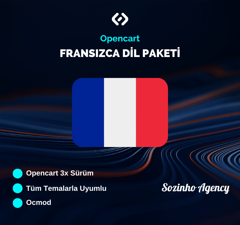 Opencart Fransızca Dil Paketi