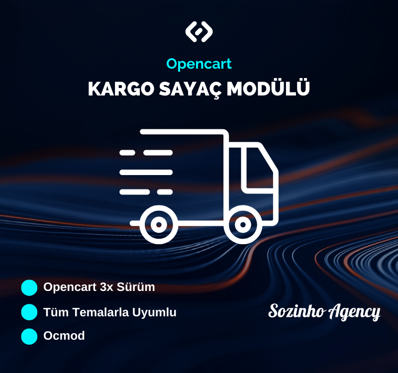 Opencart Kargo Sayaç Modülü