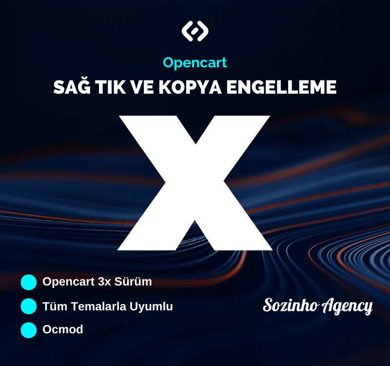 Opencart Kopya ve Sağ Tık Engelleme