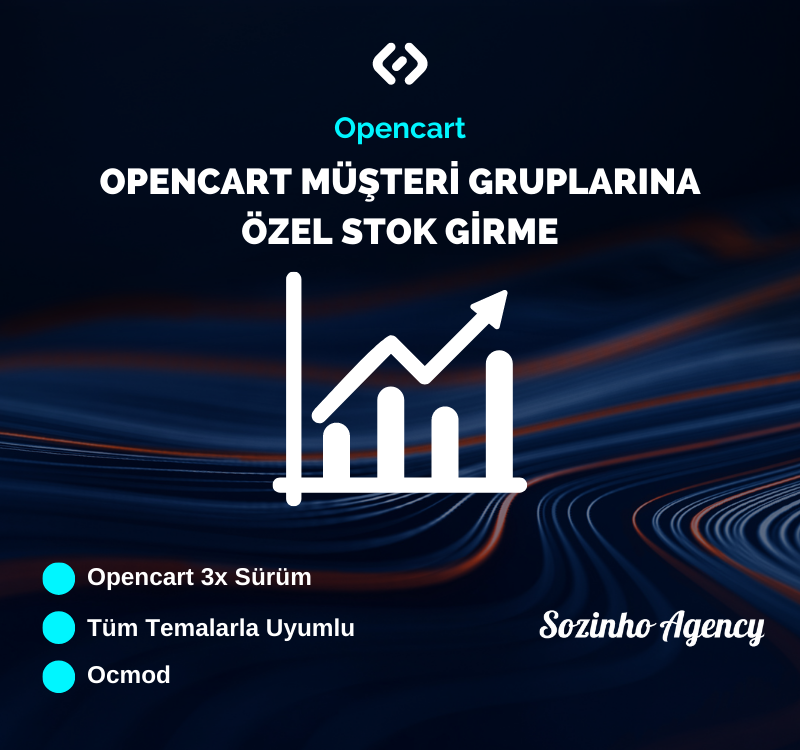 Opencart Müşteri Gruplarına Özel Stok Girme