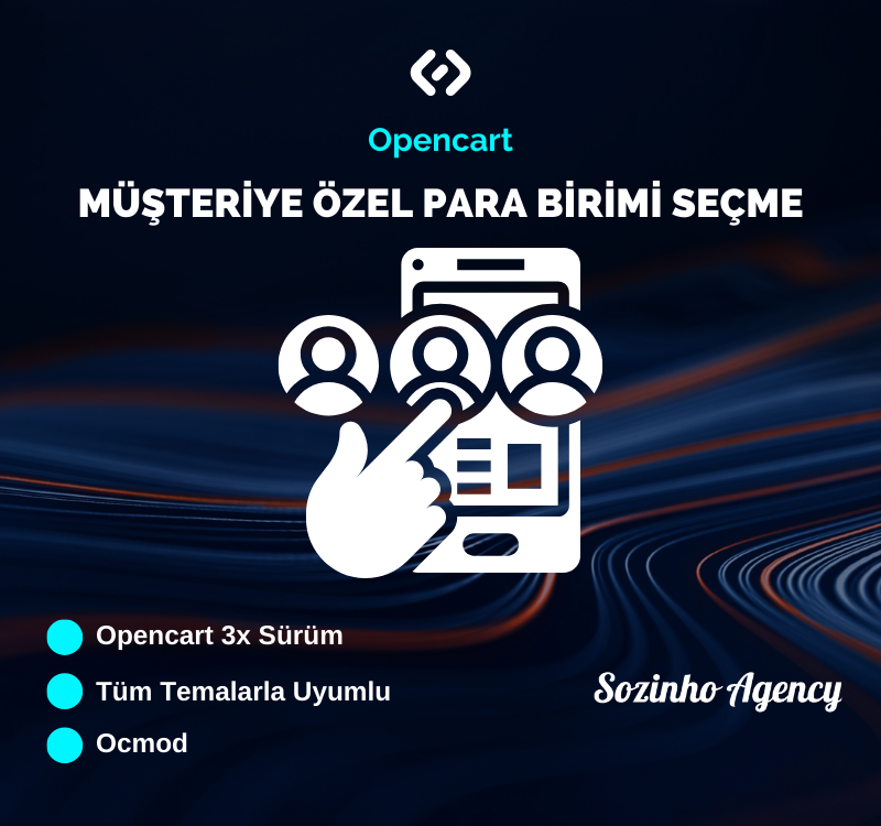 Opencart Müşteriye Özel Para Birimi Seçme