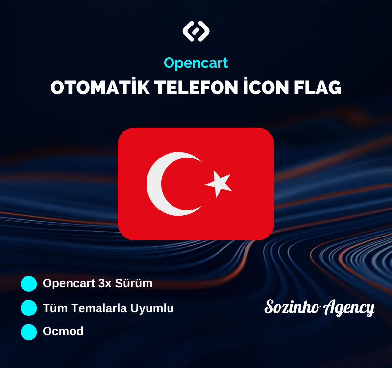 Opencart Automatic Phone Icon Flag