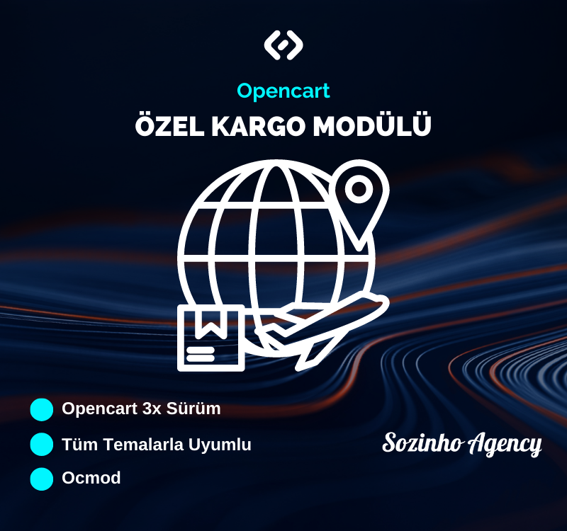 Opencart Özel Kargo Modülü