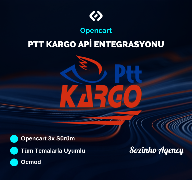 Opencart PTT Kargo Api Entegrasyonu