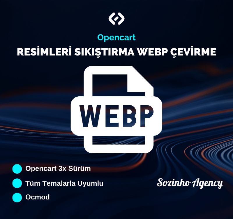 Opencart Resimleri Sıkıştırma Modülü Webp