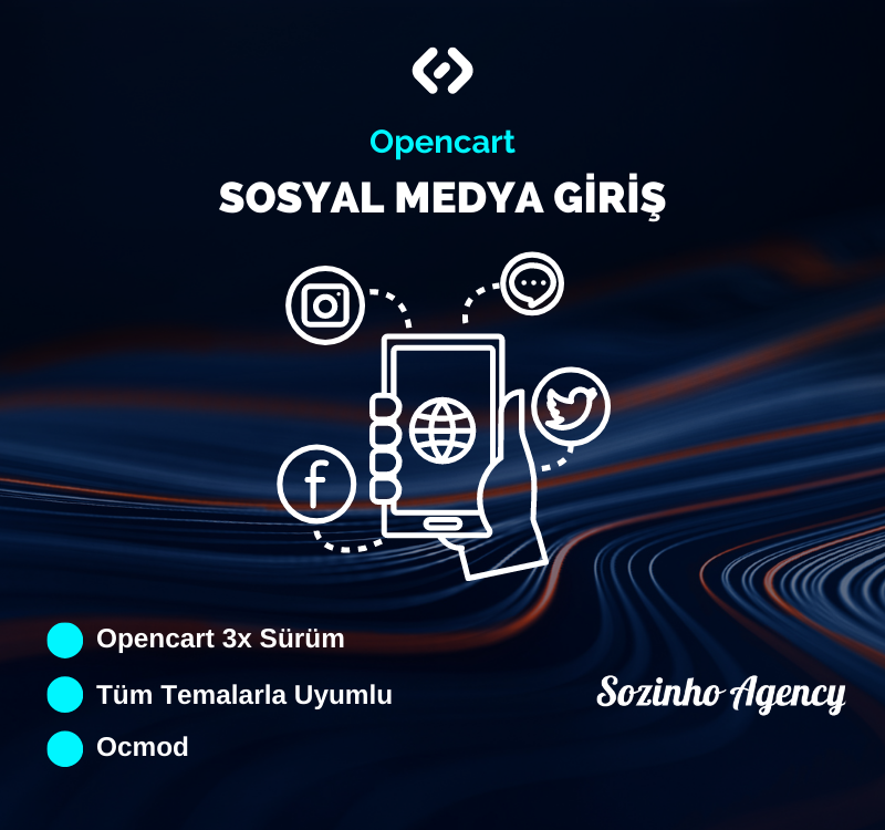 Opencart Sosyal Medya Giriş v2