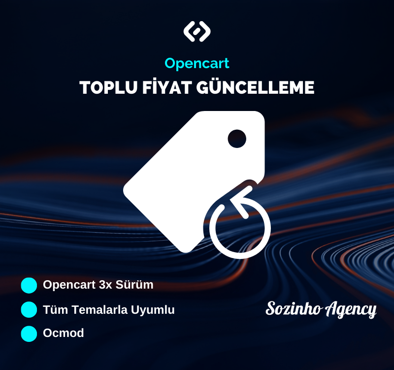 Opencart Toplu Fiyat Güncelleme