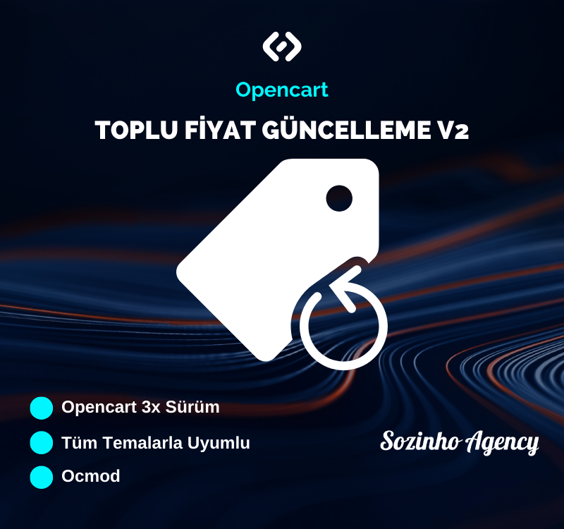 Opencart Toplu Fiyat Güncelleme v2