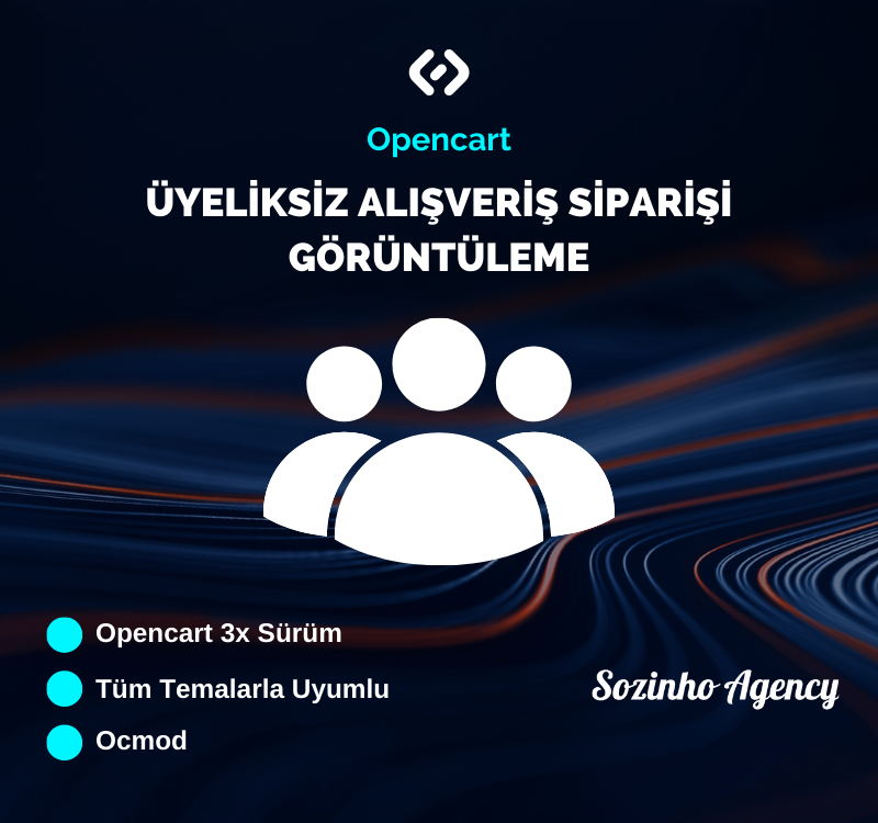 Opencart Üyeliksiz Alışveriş Siparişi Görüntüleme