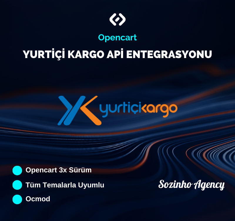 Opencart Yurtiçi Kargo Api Entegrasyonu