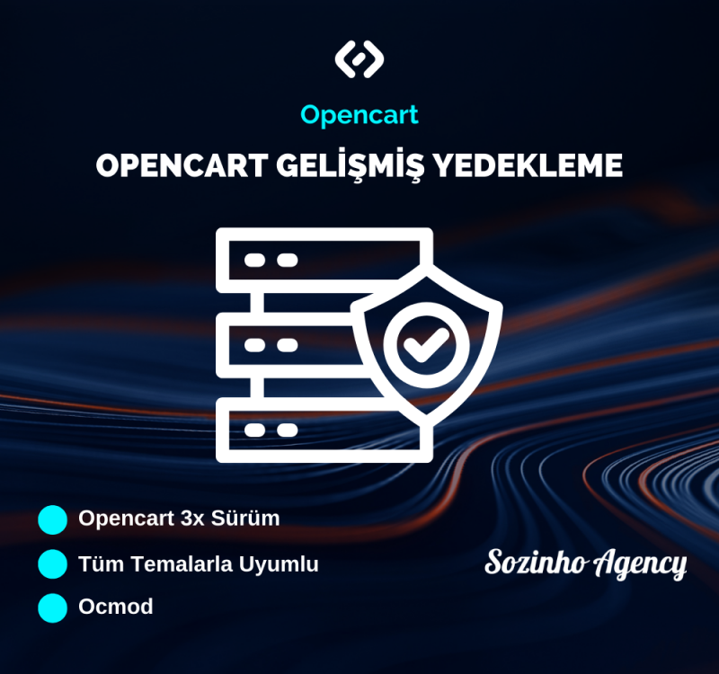 Opencart Gelişmiş Yedekleme